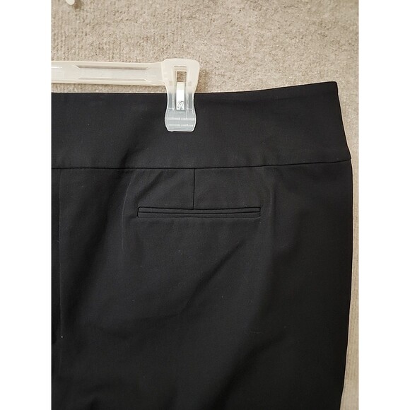 Alfani Tummy-Control Slim Dress Pants Womens 24W Petite Black Stretch Career NEW - Picture 4 of 8